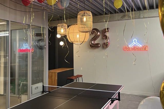 Carl Stahl Benelux - Pingpong area - 25 jaar